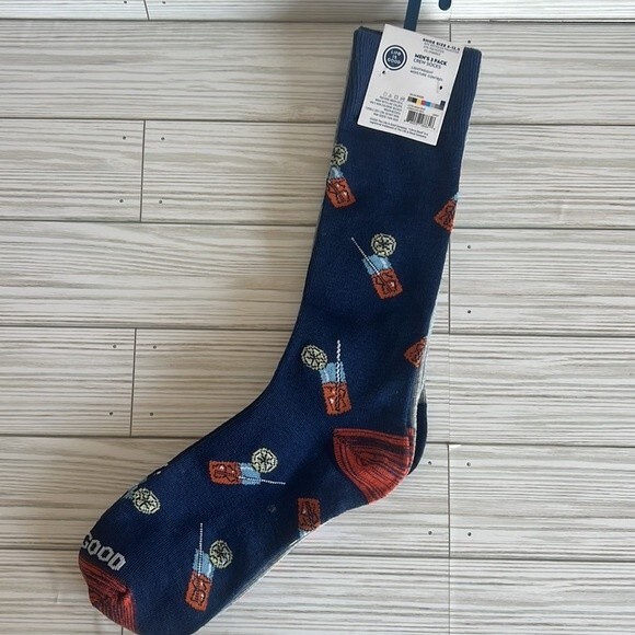 NWT Life is Good Men’s Socks 3 pair pack Crew Socks  Shoe Size 6-12.5 - Picture 3 of 4